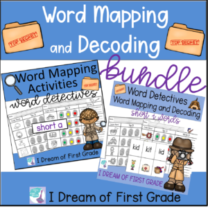 Word Mapping and Decoding Activities BUNDLE