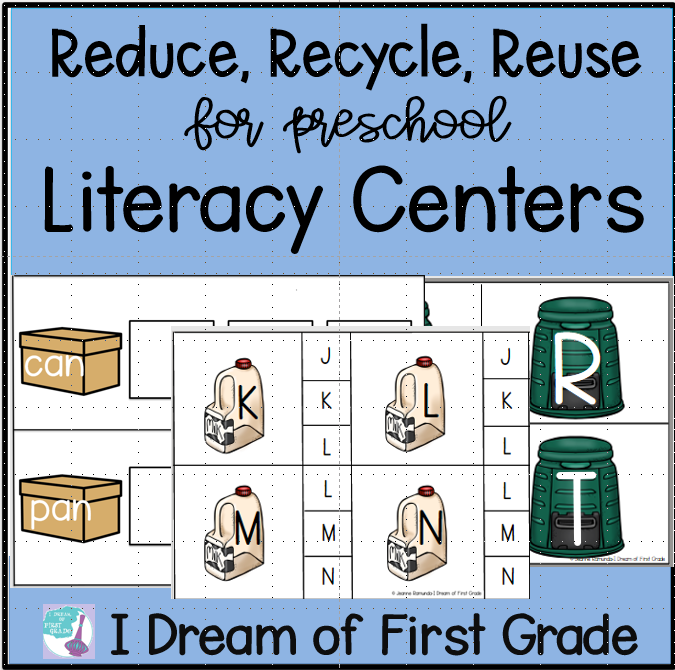 Reduce, Recycle, Reuse Study for Preschool and Kindergarten Bundle - I ...