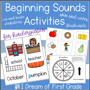 Beginning Sounds Activities for The Year