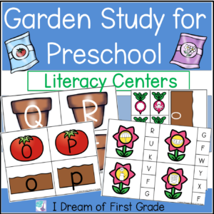 Gardening Unit Study for Preschool Literacy Centers