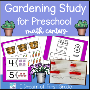 gardening theme number sense activities