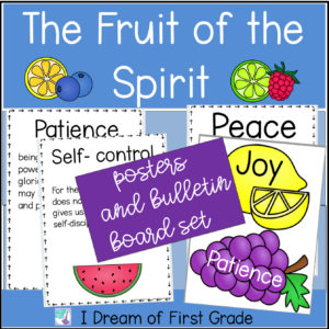 Fruit of the Spirit Posters and Bulletin Board Set